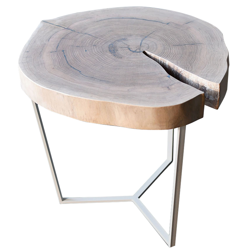 Кофейный стол Wickens Industrial Metal Rust Coffee Table Светлый дуб Белый Кофейный стол Wickens Industrial Metal Rust Coffee Table Светлый дуб Белый в Костроме | Loft Concept