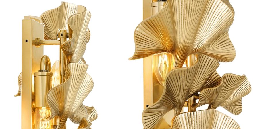Бра Eichholtz Wall Lamp Olivier Gold 111338 Бра Eichholtz Wall Lamp Olivier Gold 111338 - Loft-Concept в Костроме