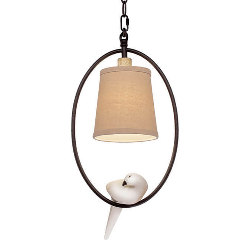 Подвесной светильник Norman Bird Chandelier One II Бежевый в Костроме | Loft Concept 
