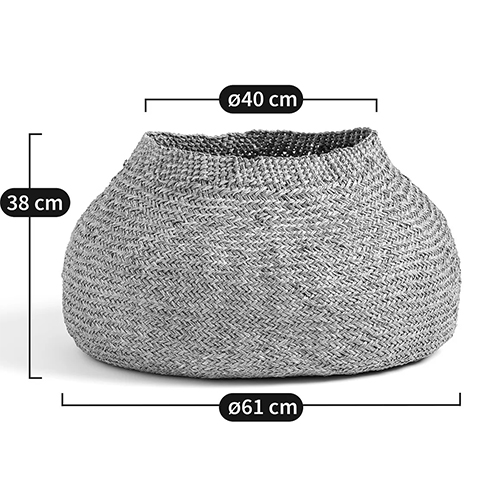Корзина синяя Elewisa Wicker Basket в Костроме