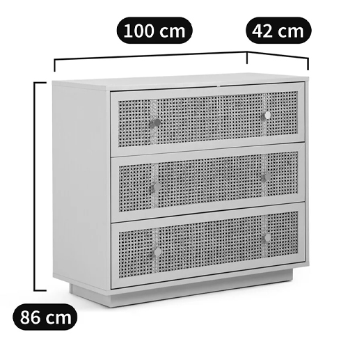 Комод с тремя ящиками Tomio Wicker Furniture Комод с тремя ящиками Tomio Wicker Furniture в Костроме