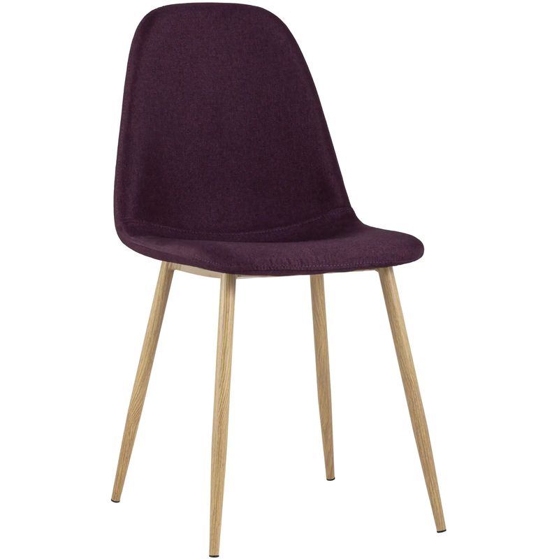 Стул Archie Chair Ткань Рогожка Фиолетовый цвет Фиолетовый Древесина Стул Archie Chair Ткань Рогожка Фиолетовый цвет Фиолетовый Древесина в Костроме | Loft Concept