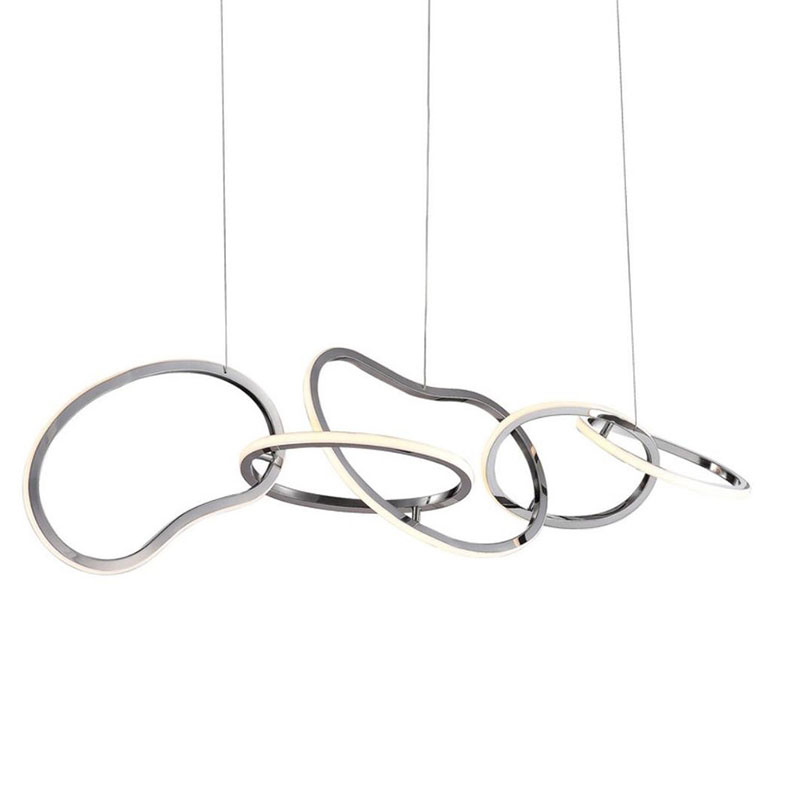 Unfolded Hanging RING Silver Хром Unfolded Hanging RING Silver Хром в Костроме | Loft Concept