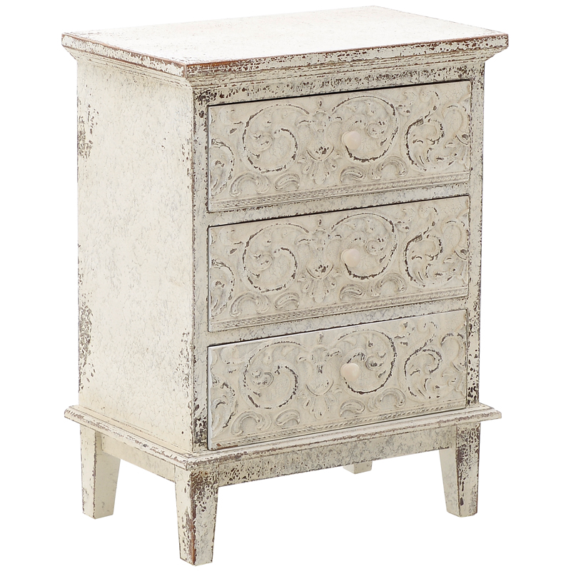 Тумба Senchia Provence Nightstand Молочный Тумба Senchia Provence Nightstand Молочный в Костроме | Loft Concept
