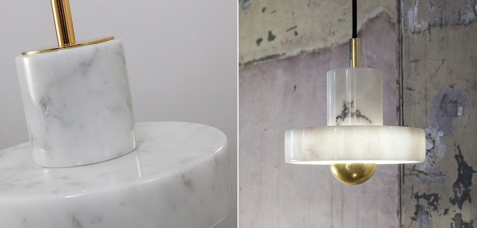 Подвесной светильник Tom Dixon Stone Pendant White Подвесной светильник Tom Dixon Stone Pendant White - Loft-Concept в Костроме