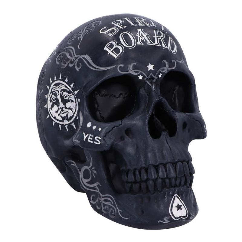 Статуэтка Skull Ouija Board Черный Белый Статуэтка Skull Ouija Board Черный Белый в Костроме | Loft Concept