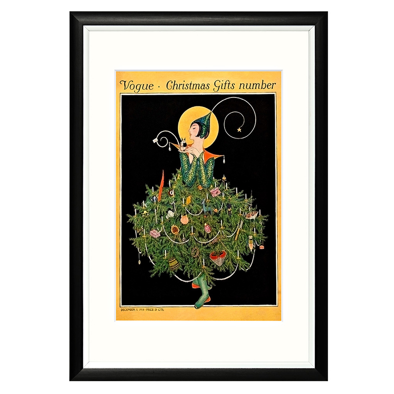 Постер Vogue Christmas Мульти Постер Vogue Christmas Мульти в Костроме | Loft Concept