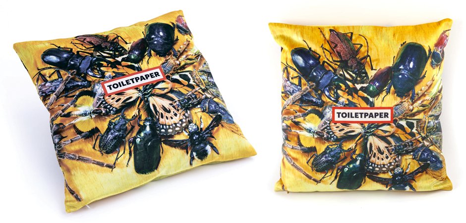 Подушка Seletti Cushion Insects Toiletpaper Подушка Seletti Cushion Insects Toiletpaper - Loft-Concept в Костроме