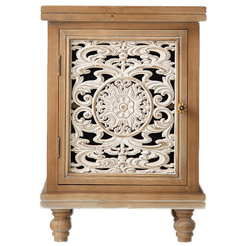 Тумба Frederic Provence Nightstand Древесина Бежевый Тумба Frederic Provence Nightstand Древесина Бежевый в Костроме | Loft Concept