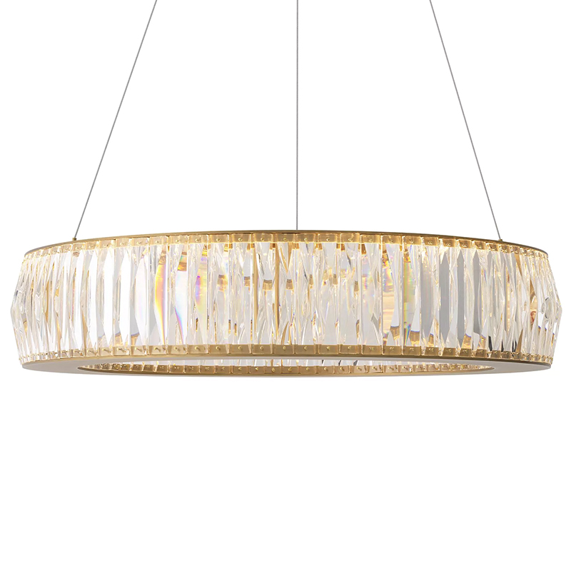 Люстра Eichholtz Chandelier Vancouver S Brass Латунь Прозрачное Стекло Люстра Eichholtz Chandelier Vancouver S Brass Латунь Прозрачное Стекло в Костроме | Loft Concept