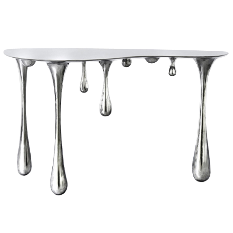 Дизайнерская Консоль Melting Silver Console Zhipeng Tan Серебряный Дизайнерская Консоль Melting Silver Console Zhipeng Tan Серебряный в Костроме | Loft Concept