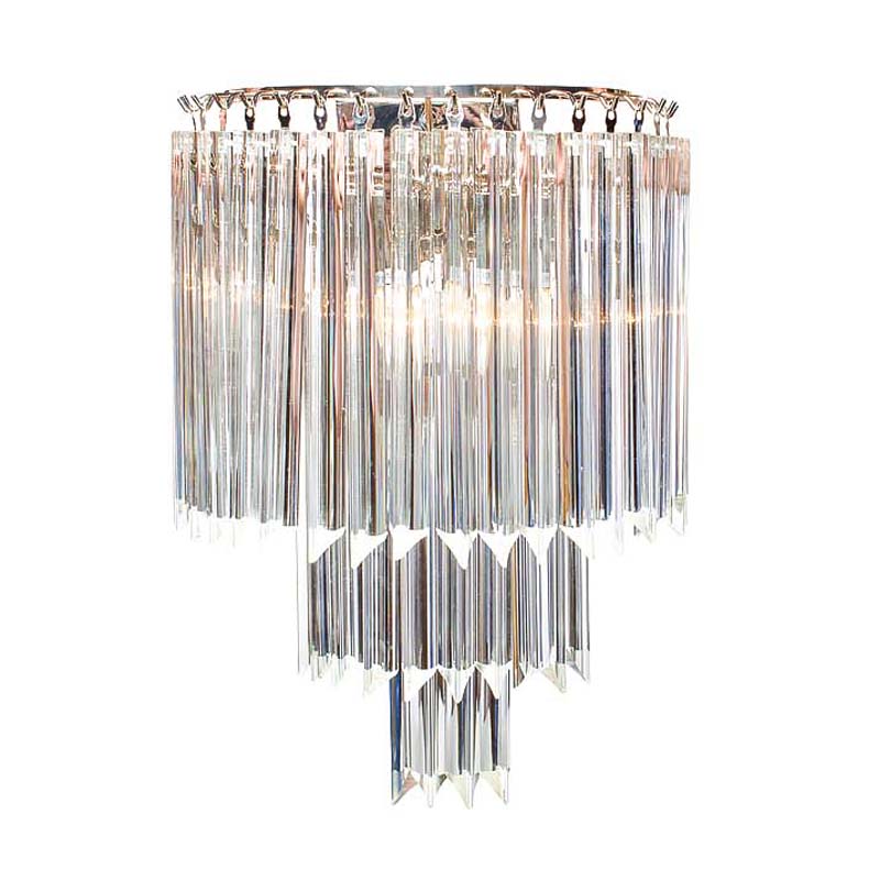 Бра Odeon Glass Wall Sconce Хром Прозрачное Стекло Бра Odeon Glass Wall Sconce Хром Прозрачное Стекло в Костроме | Loft Concept
