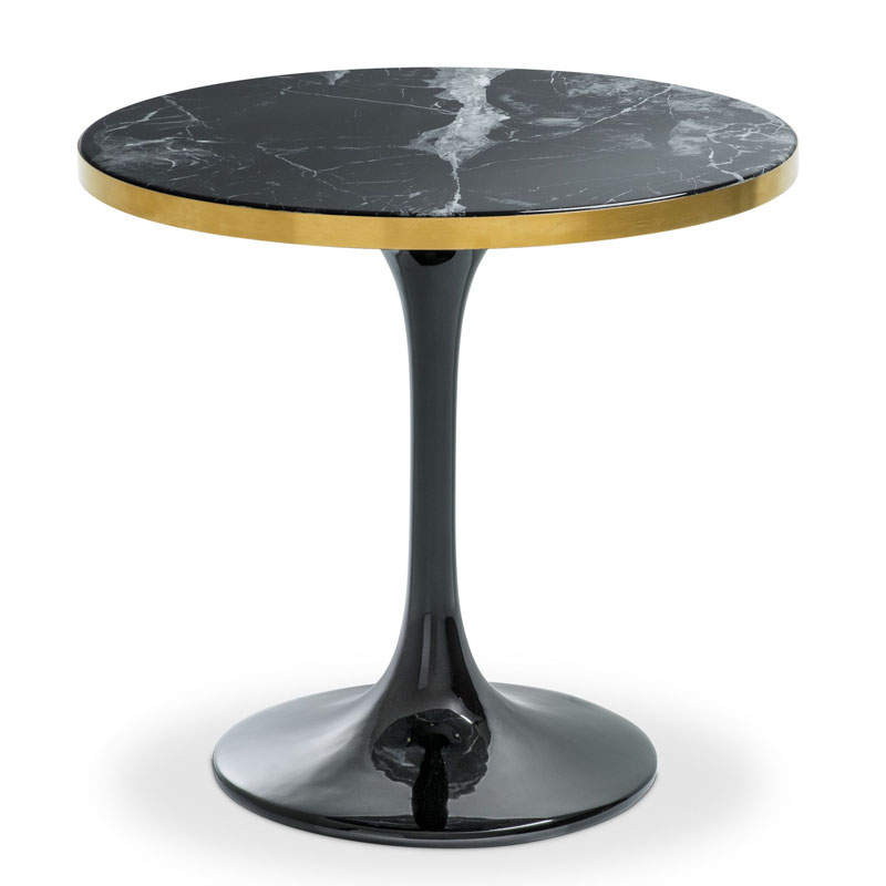 Приставной стол Eichholtz SIDE TABLE PARME Черный Мрамор Nero Приставной стол Eichholtz SIDE TABLE PARME Черный Мрамор Nero в Костроме | Loft Concept