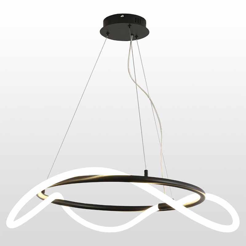 Люстра Luke Lampco Tracer Chandelier Black 60 Белый Черный Люстра Luke Lampco Tracer Chandelier Black 60 Белый Черный в Костроме | Loft Concept