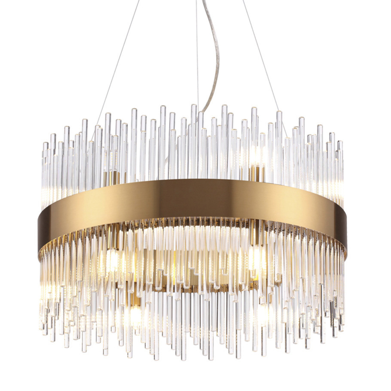 Люстра Nembus Chandelier Gold Circle Бронза в Костроме | Loft Concept 