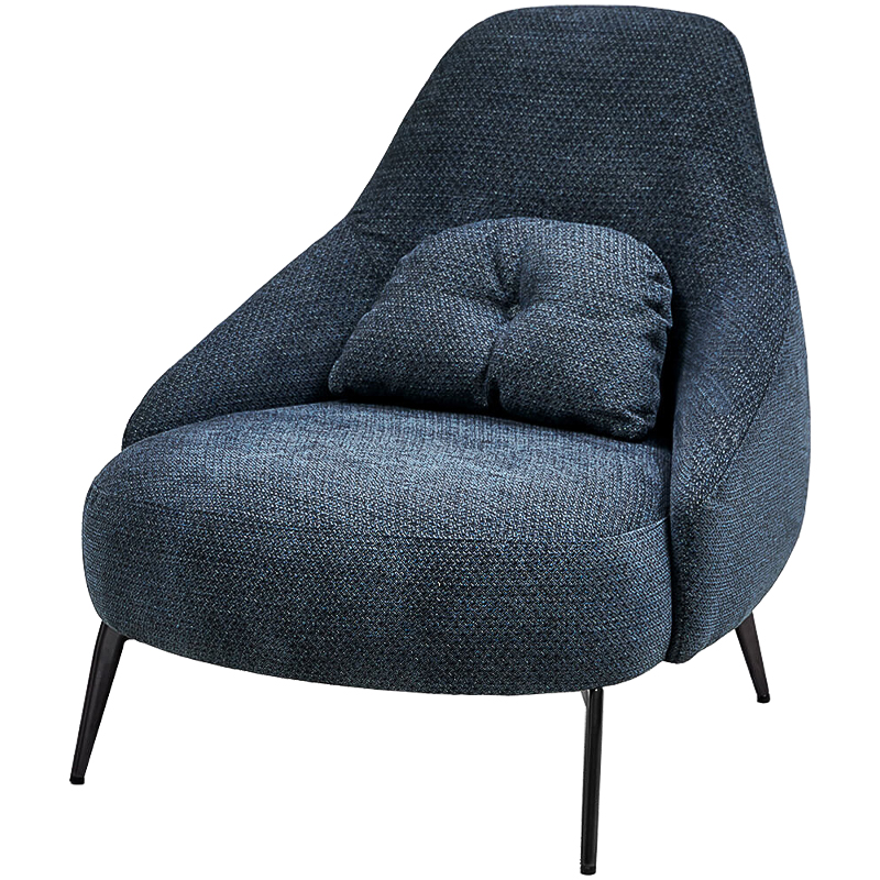Кресло Lorits Chair Черный Темно-синий Кресло Lorits Chair Черный Темно-синий в Костроме | Loft Concept