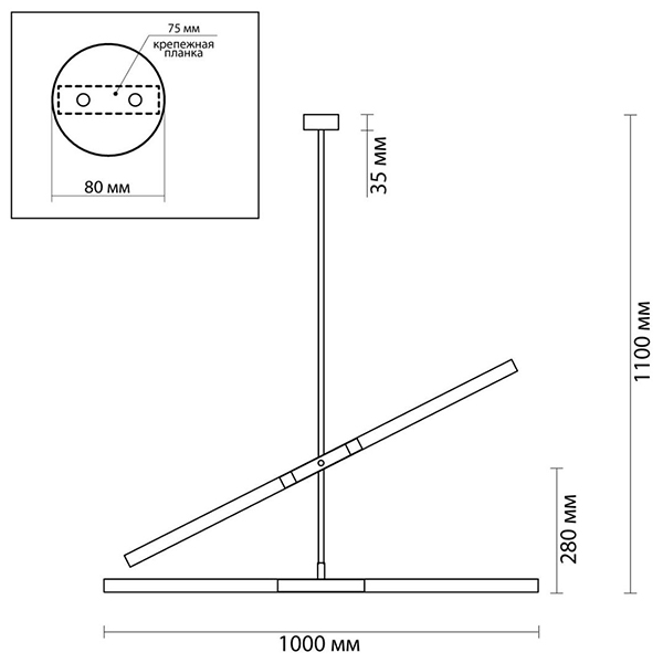 Светильник Gold Delta Light 4 lamp Светильник Gold Delta Light 4 lamp в Костроме