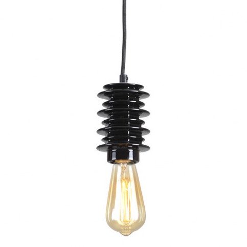 Подвесной светильник Insulator Pendant Black Черный Подвесной светильник Insulator Pendant Black Черный в Костроме | Loft Concept