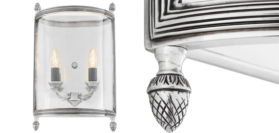 Бра Wall Lamp Lennon M Silver - Loft-Concept в Костроме