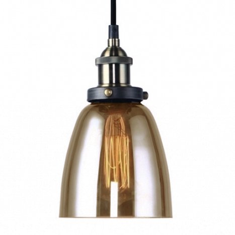Подвесной светильник Smoke Glass Cloche Pendant Подвесной светильник Smoke Glass Cloche Pendant в Костроме | Loft Concept