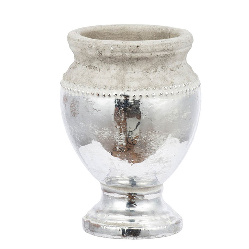 Ваза Vase Argenta Cup silver 23 Серебряный Ваза Vase Argenta Cup silver 23 Серебряный в Костроме | Loft Concept