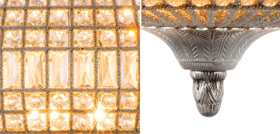 Люстра Chandelier Kasbah Oval L Nickel - Loft-Concept в Костроме