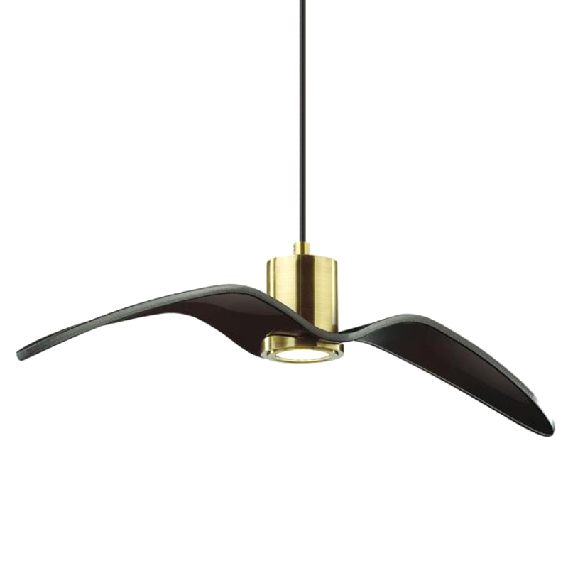 Подвесной светильник Seagull Average Gold черный Золотой Черный в Костроме | Loft Concept 