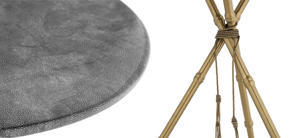 Приставной стол Stingray Skin Triangles Приставной стол Stingray Skin Triangles - Loft-Concept в Костроме