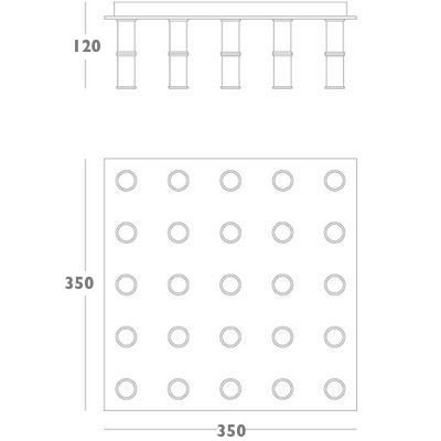 Потолочный светильник Meurice Flush Mount Ceiling Light Потолочный светильник Meurice Flush Mount Ceiling Light в Костроме