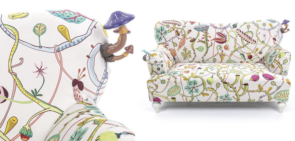 Диван Seletti Botanical Diva Sofa White Диван Seletti Botanical Diva Sofa White - Loft-Concept в Костроме