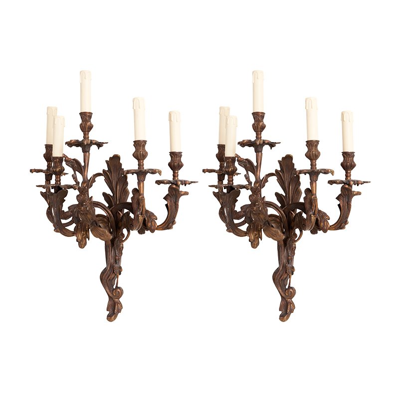 Комплект из 2-х бра Eichholtz Wall Lamp Pompadour Медь Комплект из 2-х бра Eichholtz Wall Lamp Pompadour Медь в Костроме | Loft Concept
