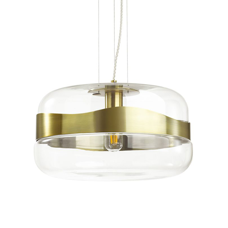 Люстра Igon Gold Lamp Золотой Прозрачный Люстра Igon Gold Lamp Золотой Прозрачный в Костроме | Loft Concept