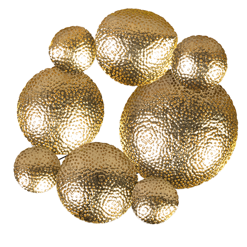 Панно Gold Discs Глянцевое золото Панно Gold Discs Глянцевое золото в Костроме | Loft Concept