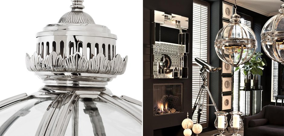 Люстра Lantern Residential Nickel L - Loft-Concept в Костроме