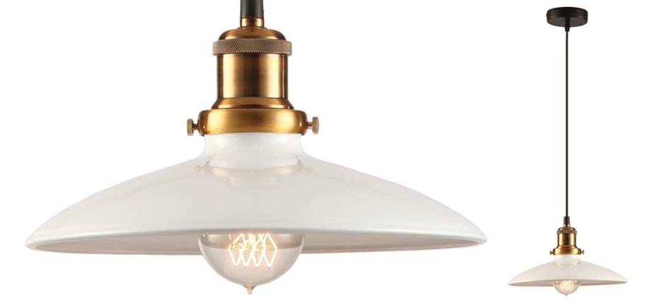 Подвесной светильник Loft Industrial White Bronze Подвесной светильник Loft Industrial White Bronze - Loft-Concept в Костроме