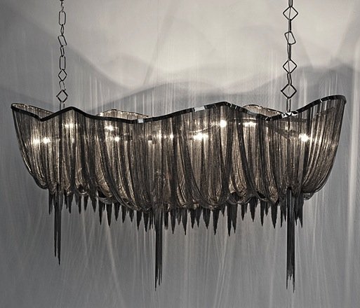 Люстра Atlantis Aluminium Chain Chandelier Люстра Atlantis Aluminium Chain Chandelier в Костроме | Loft Concept
