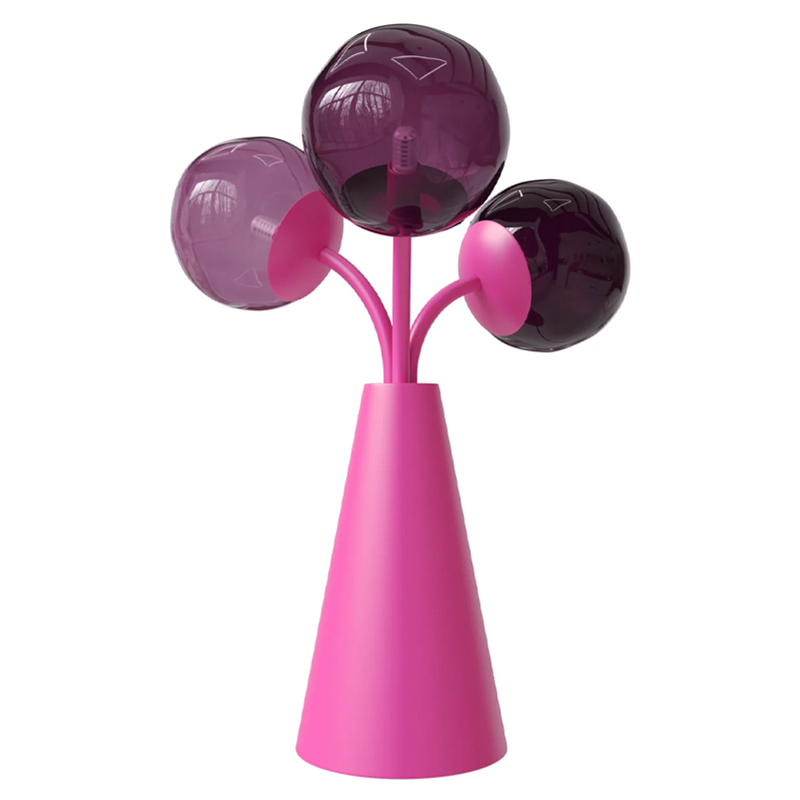 Настольная лампа Wild Grape pink Розовый Пурпурно-фиолетовый Настольная лампа Wild Grape pink Розовый Пурпурно-фиолетовый в Костроме | Loft Concept