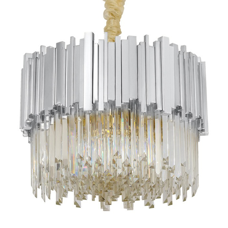 Круглая люстра Luxxu Modern Cascade Chandelier Silver Metal Glass 40 Прозрачное Стекло Серебряный Круглая люстра Luxxu Modern Cascade Chandelier Silver Metal Glass 40 Прозрачное Стекло Серебряный в Костроме | Loft Concept