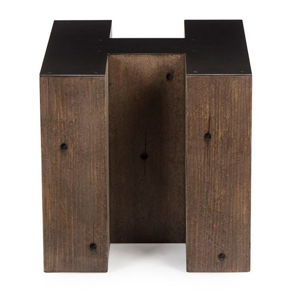 Столик Wooden Alphabet H Side Table Графит Коричневый Столик Wooden Alphabet H Side Table Графит Коричневый в Костроме | Loft Concept