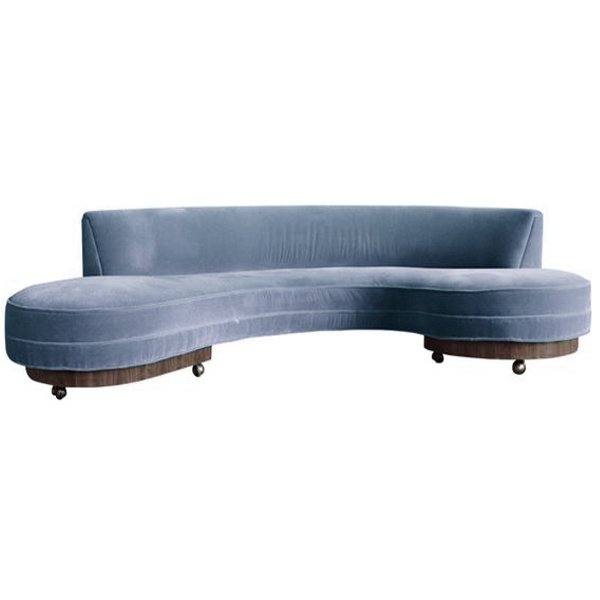 Early Vladimir Kagan Sofa Сизый Early Vladimir Kagan Sofa Сизый в Костроме | Loft Concept