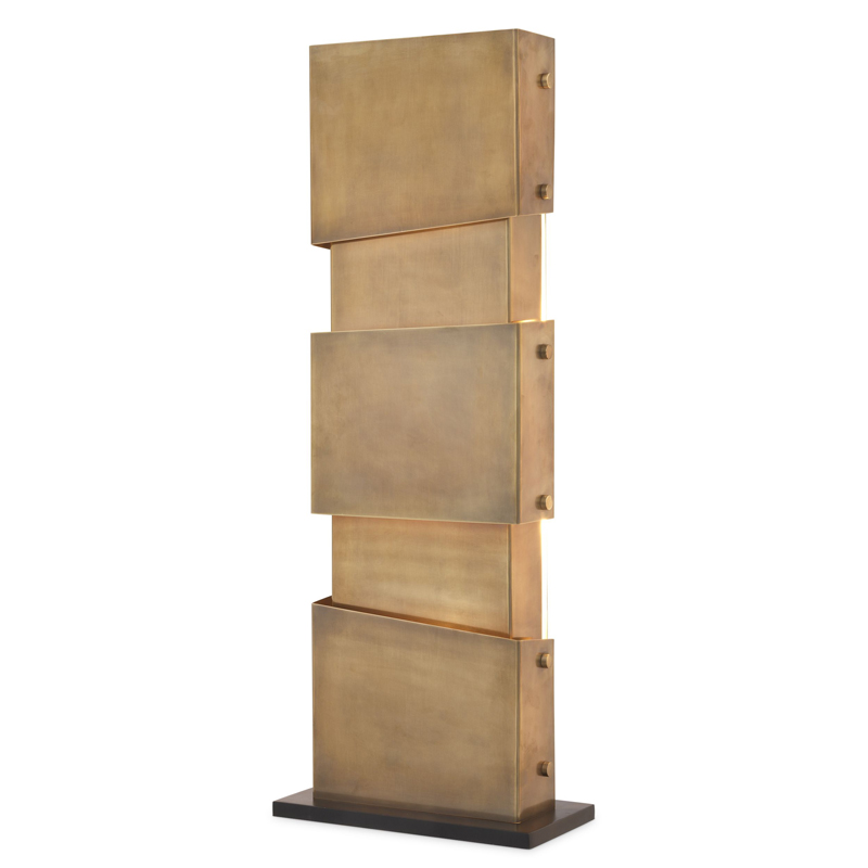 Настольная лампа Eichholtz Table Lamp Shadow Винтажная латунь Настольная лампа Eichholtz Table Lamp Shadow Винтажная латунь в Костроме | Loft Concept