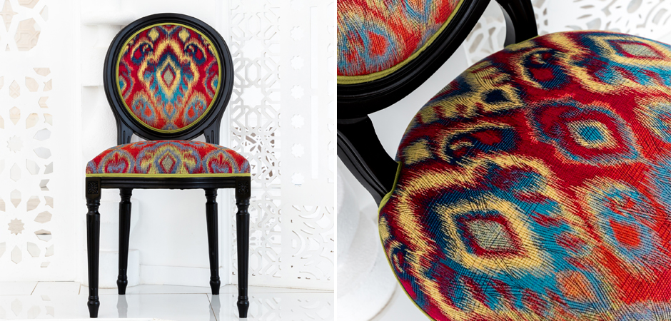 Стул Ikat Pattern Черный Стул Ikat Pattern Черный - Loft-Concept в Костроме