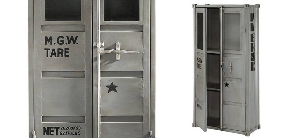 Шкаф-витрина Sea Container M.G.W. Шкаф-витрина Sea Container M.G.W. - Loft-Concept в Костроме