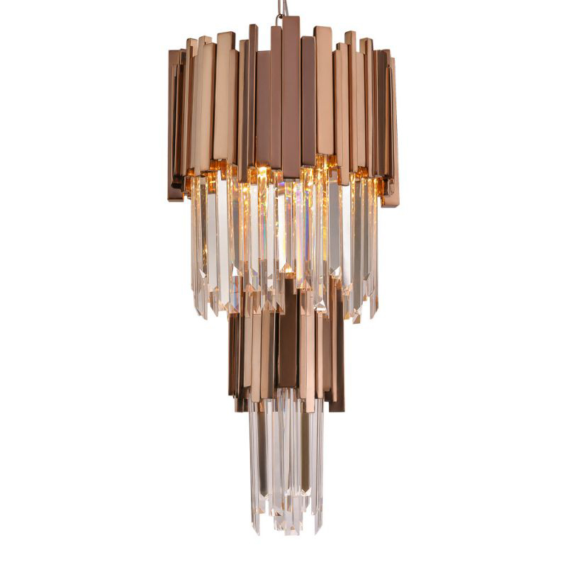 Люстра многоярусная Luxxu Modern Cascade Chandelier Bronze Metal Glass 35 Бронза Прозрачное Стекло Люстра многоярусная Luxxu Modern Cascade Chandelier Bronze Metal Glass 35 Бронза Прозрачное Стекло в Костроме | Loft Concept