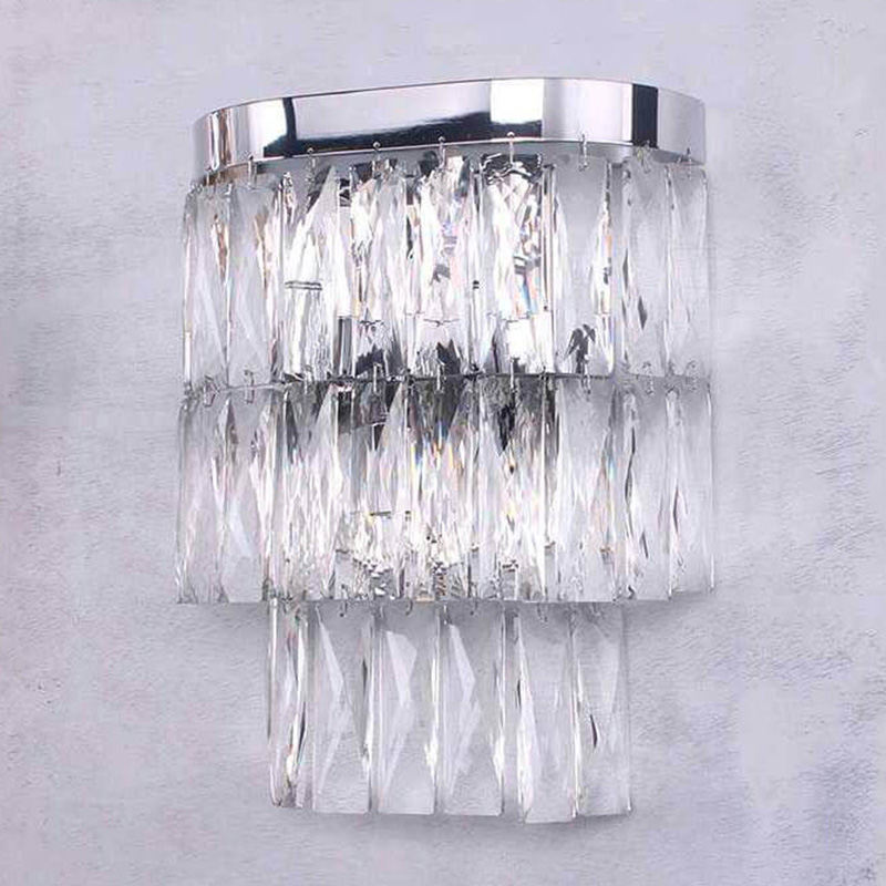 Бра Crystal Pendants Regena Chrome Wall Lamp Хром Прозрачный (Transparent) Бра Crystal Pendants Regena Chrome Wall Lamp Хром Прозрачный (Transparent) в Костроме | Loft Concept