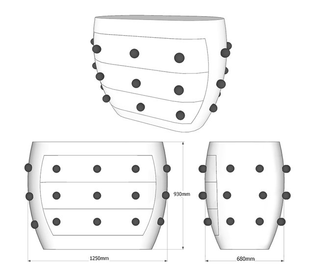 Комод Kelly Wearstler POD Commode Комод Kelly Wearstler POD Commode в Костроме