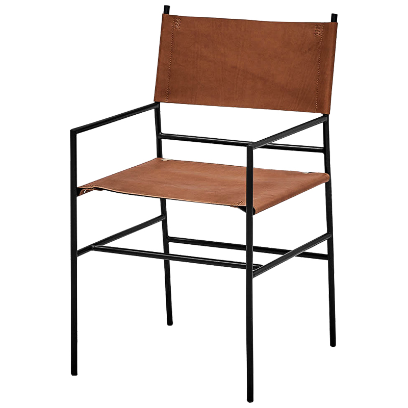 Стул Ultan Loft Stool Черный Коричневый Стул Ultan Loft Stool Черный Коричневый в Костроме | Loft Concept