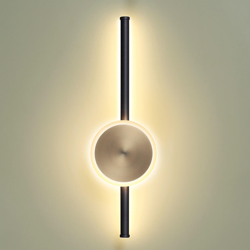 Бра Barrette Circle Sconce Черный Античная Бронза Бра Barrette Circle Sconce Черный Античная Бронза в Костроме | Loft Concept
