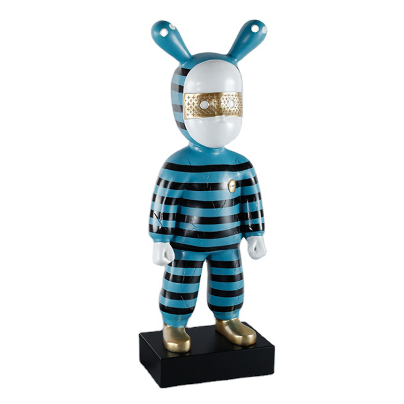Rolito Large Figurine Blue Синий Черный Золотой Rolito Large Figurine Blue Синий Черный Золотой в Костроме | Loft Concept