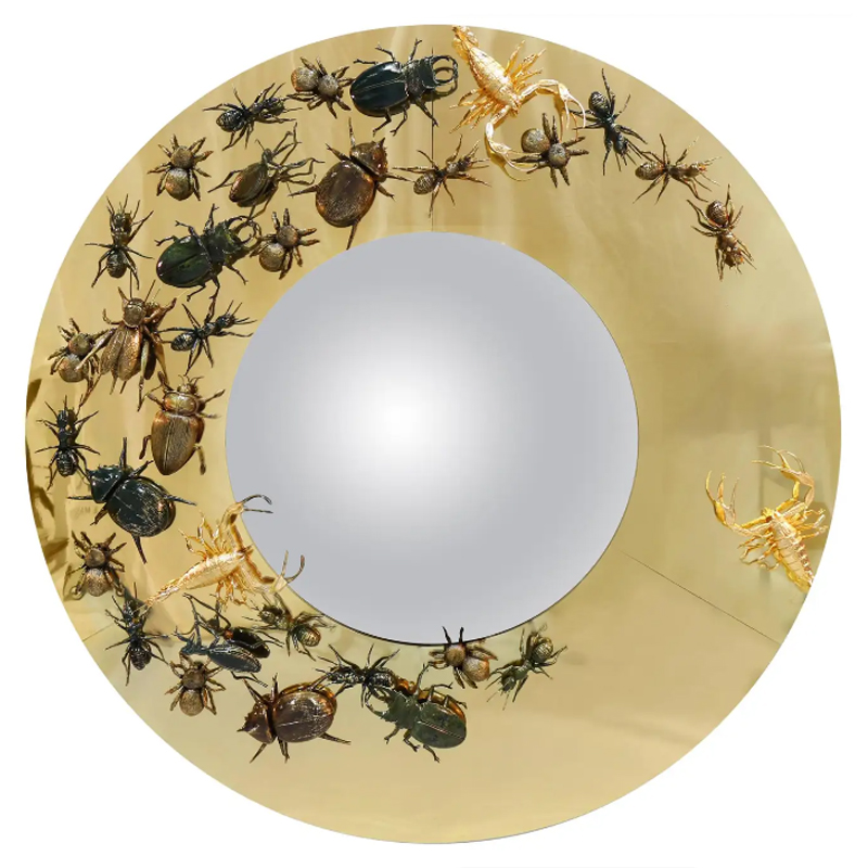 Зеркало Metamorphosis Convex Mirror in Polished Brass Золотой Зеркало Metamorphosis Convex Mirror in Polished Brass Золотой в Костроме | Loft Concept